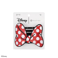 Teleties - Minnie's Bow Large Flat Hair Clip in Red, Polka Dots and Black