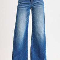 Risen - High Rise Tummy Control Palazzo Jeans