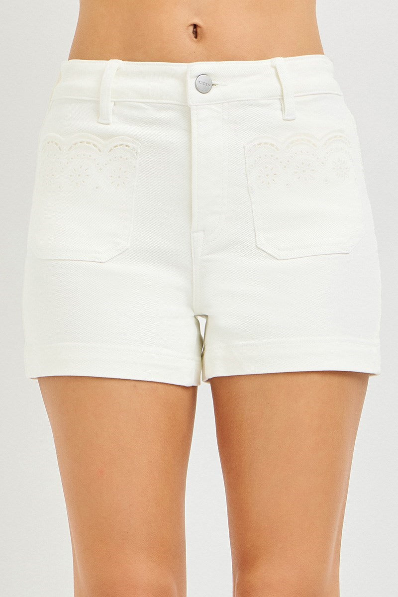 Risen - Sweet Escape Eyelet Shorts