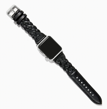 Sutton Leather Watch Band - Black