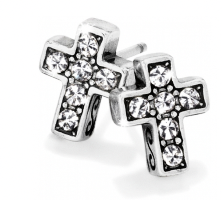 Brighton - Starry Night Cross Mini Post Earrings