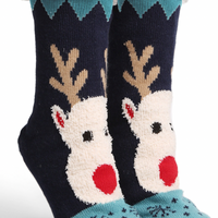 Reindeer Sherpa Socks