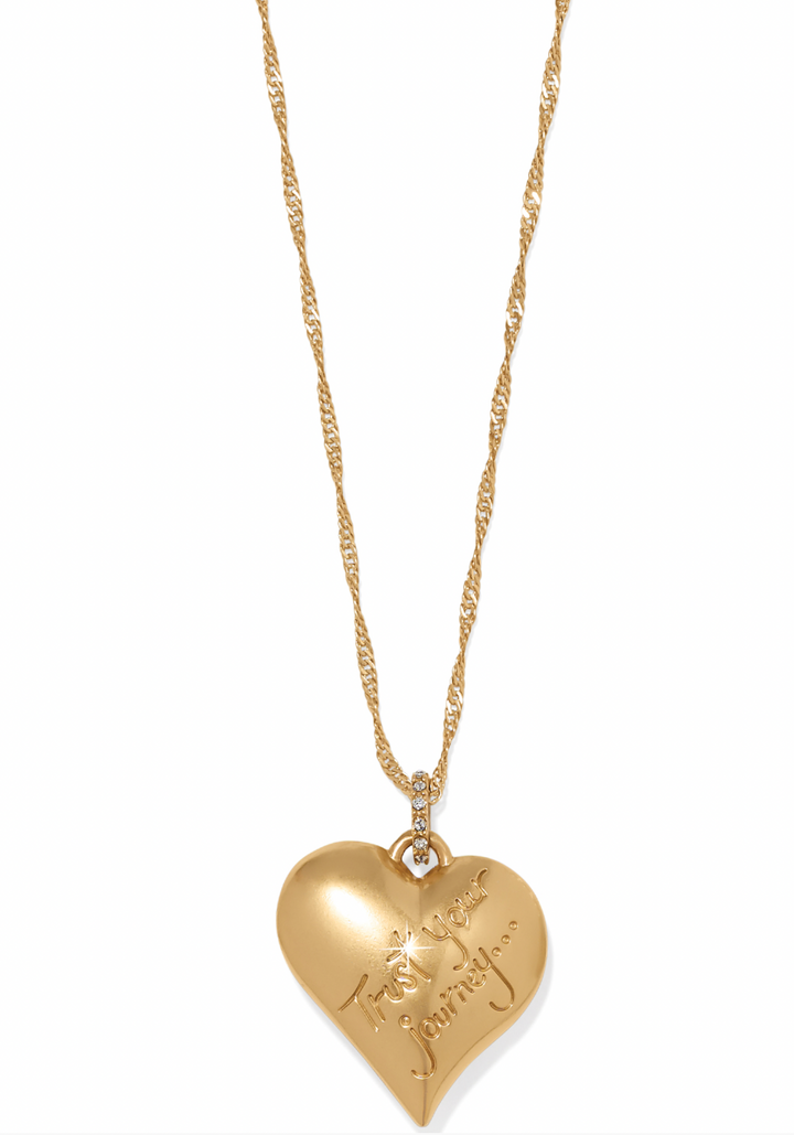 Brighton - Trust Your Journey Heart Necklace