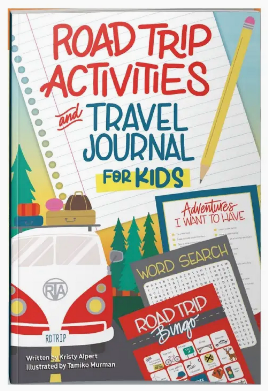 Road Trips Activities and Travel Journal For Kids