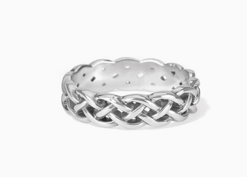 Interlok Braid Band Ring
