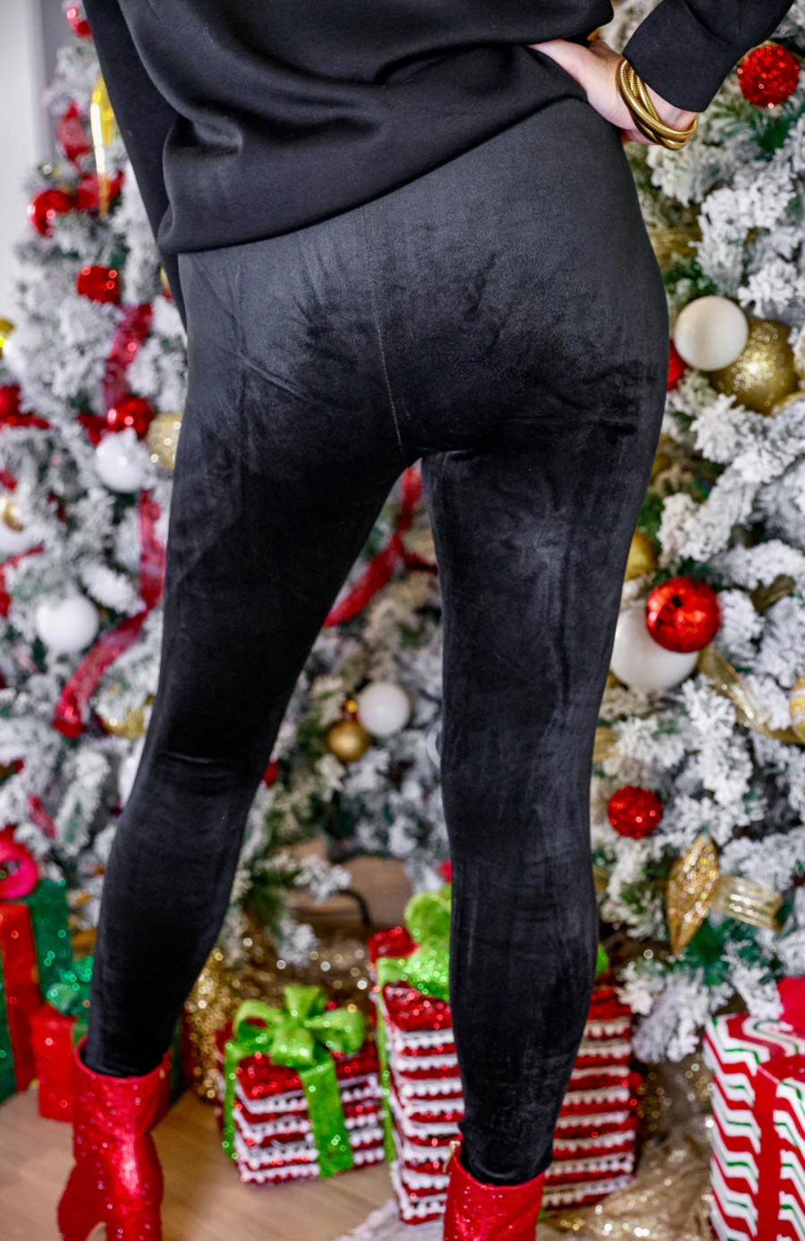 Valerie Velvet Leggings