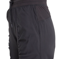 Ruched Front Active Joggers - Black