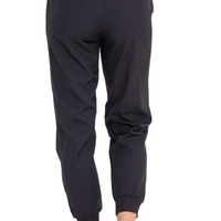 Ruched Front Active Joggers - Black