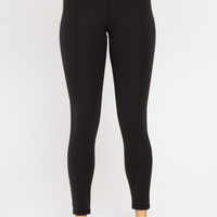 Essential Solid Leggings - Black