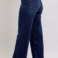 Judy Blue - High Waist Wide Leg Dark Wash