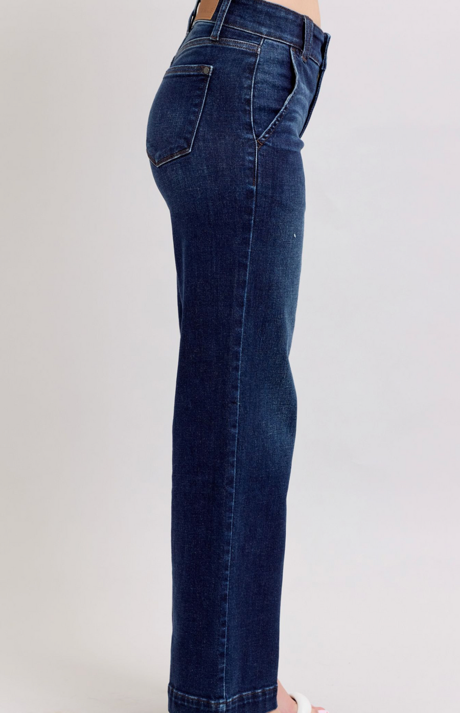 Judy Blue - High Waist Wide Leg Dark Wash