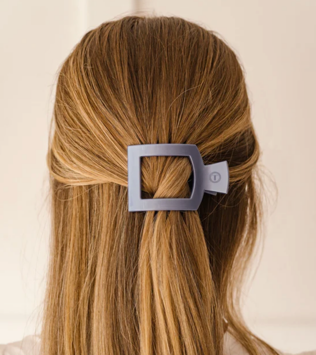 Teleties Small Square Flat Clip - Hampton Bay