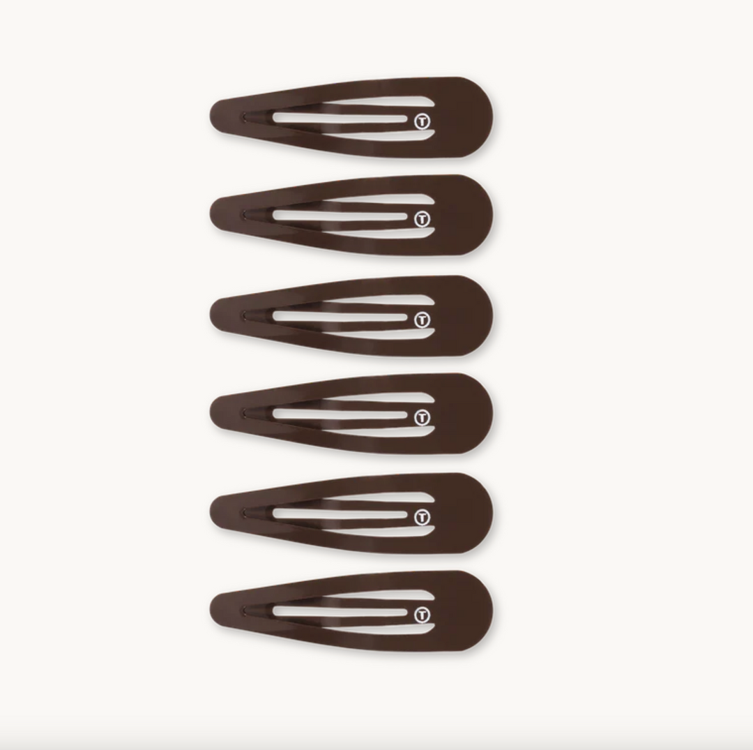 Teleties - Brown Snap Clip