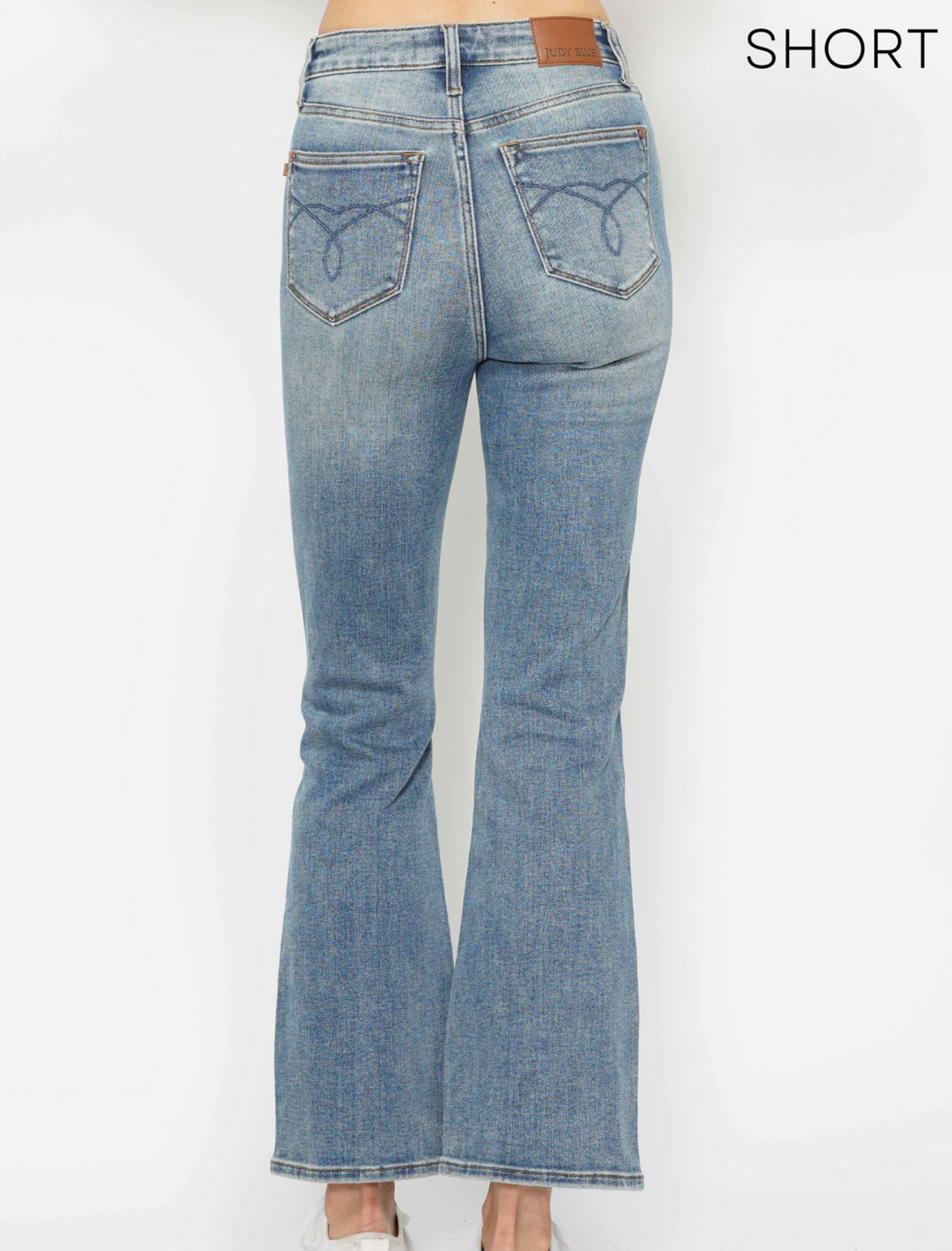 Judy Blue - High Rise Tummy Control Bootcut - Short Inseam - Medium Wash