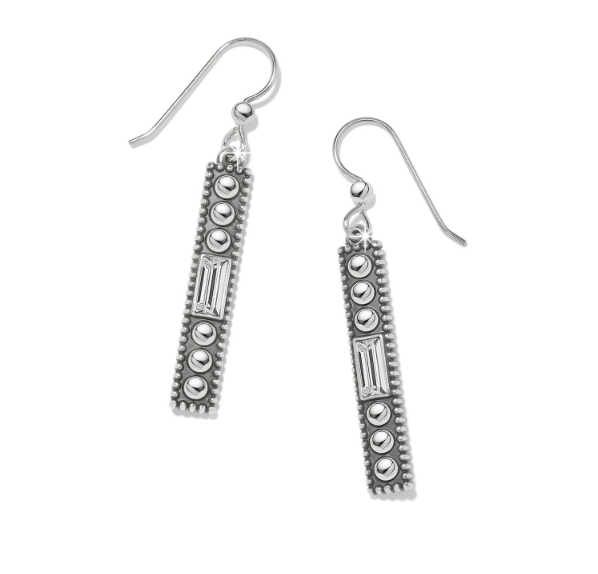 Pretty Tough Gem French Wire Earrings