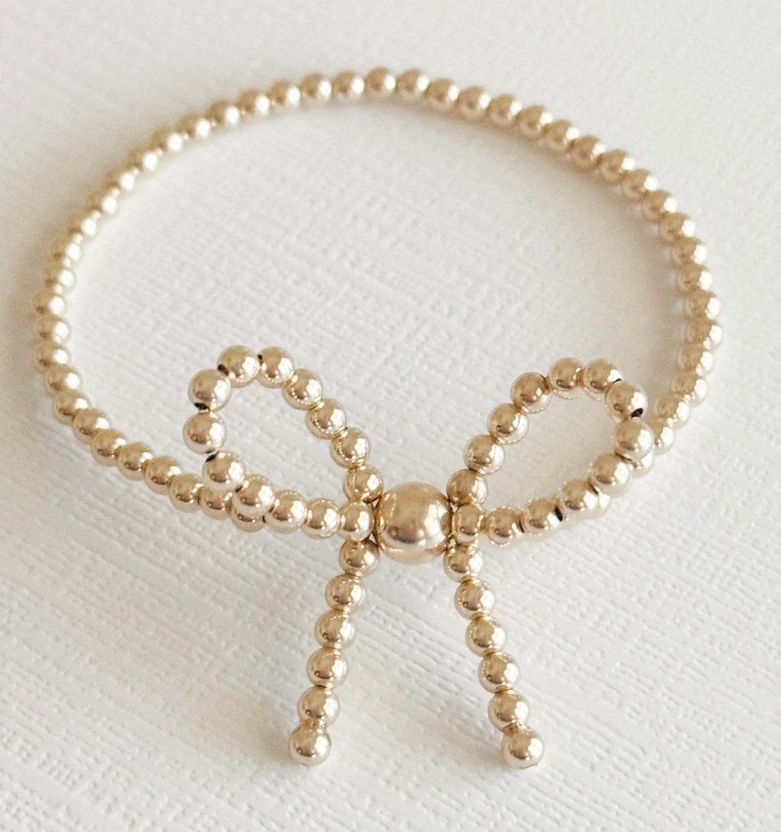 Mini Bow 14k Gold Filled Bracelet | Waterproof