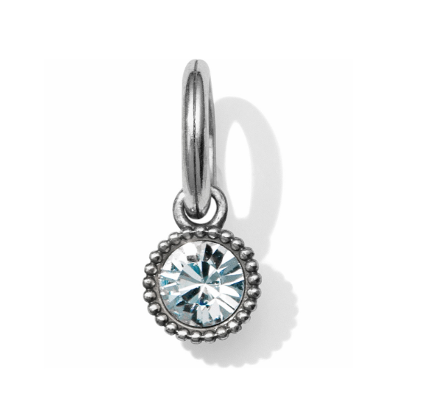 Glitz Birthstone Amulet - Silver