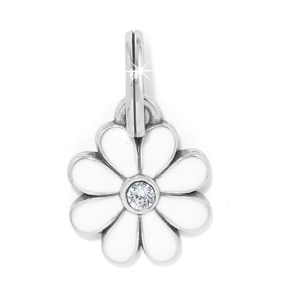 Daisy Charm - White