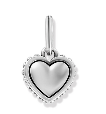 Pretty Tough Bold Heart Charm