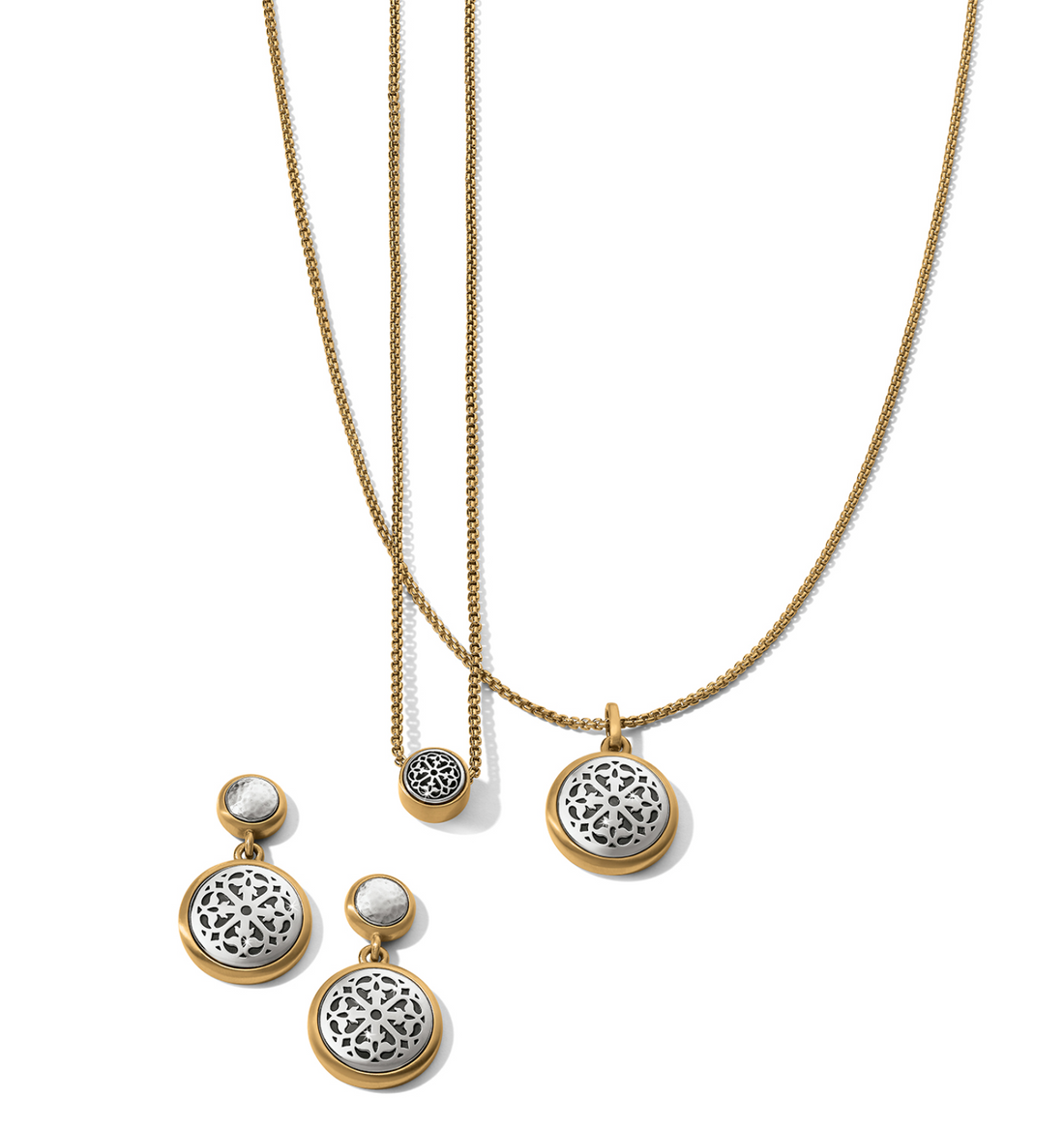 Ferrara Two Tone Luce Short Necklace
