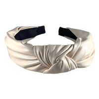 Faux Leather Knotted Headband