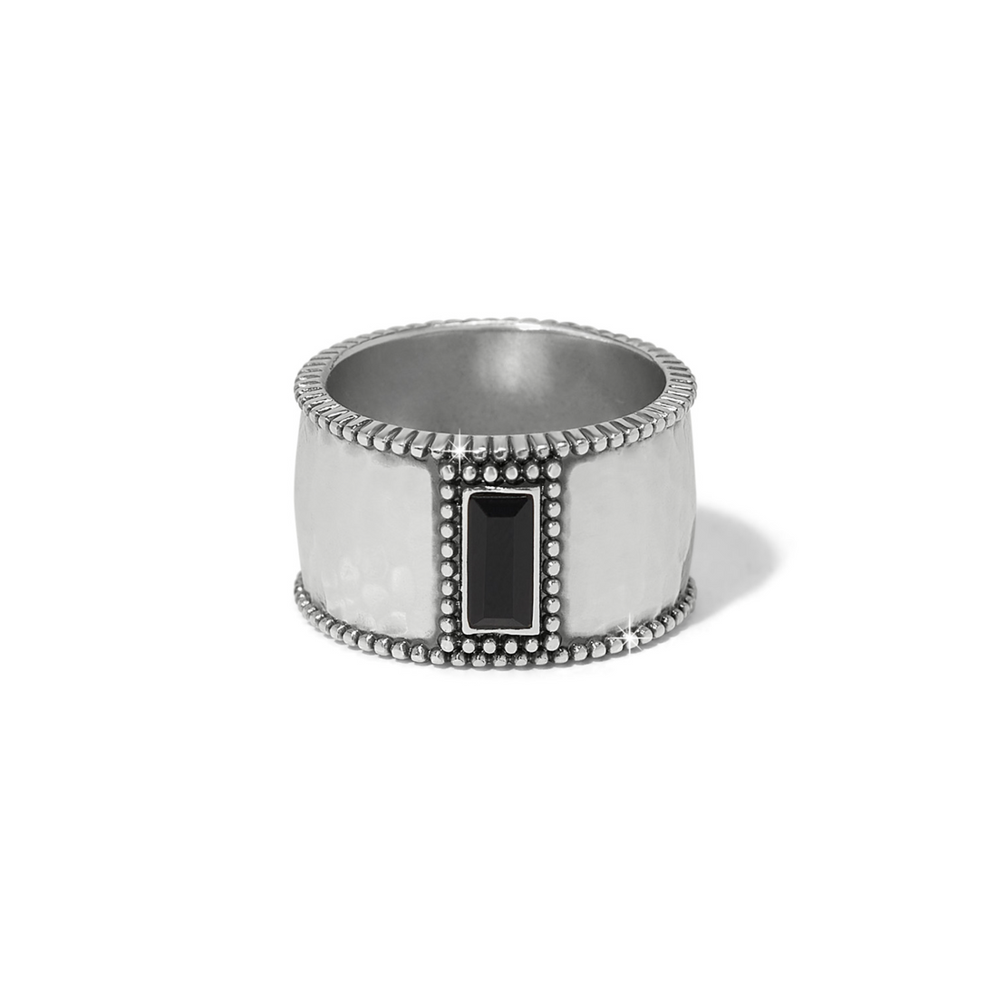 Pretty Tough Gem Wide Band Ring