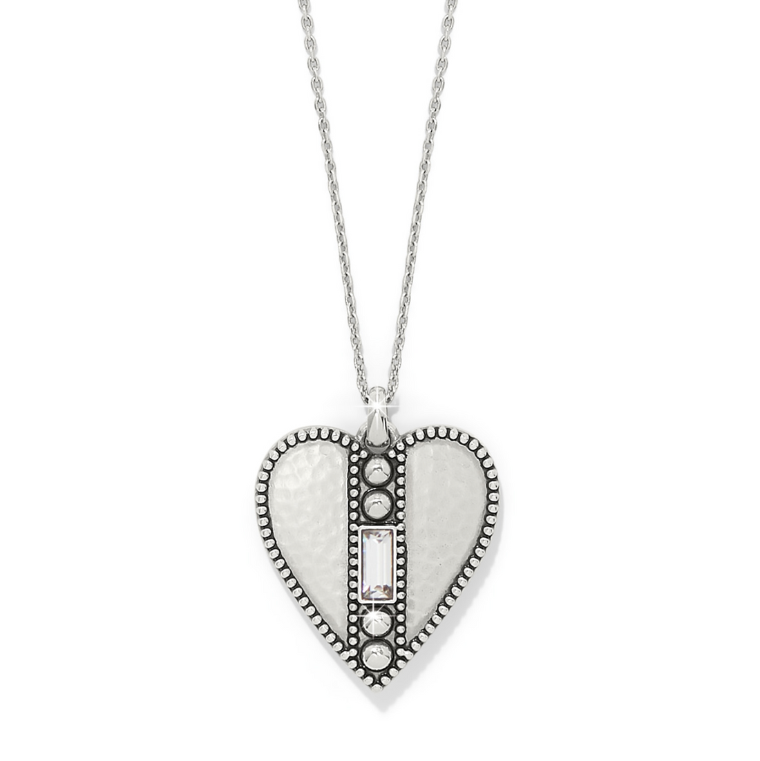 Pretty Tough Gem Heart Necklace