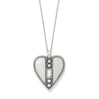 Pretty Tough Gem Heart Necklace