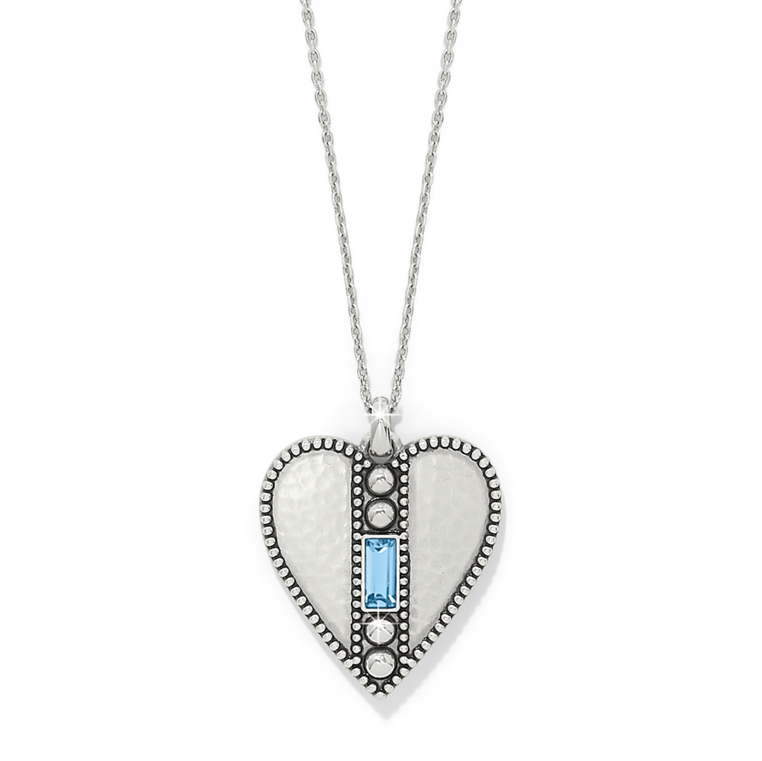 Pretty Tough Gem Heart Necklace