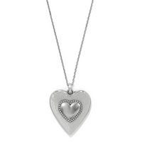 Pretty Tough Gem Heart Necklace