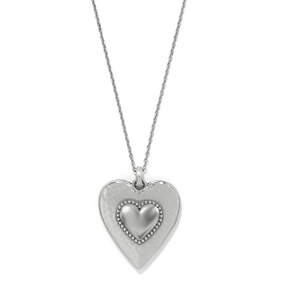 Pretty Tough Gem Heart Necklace