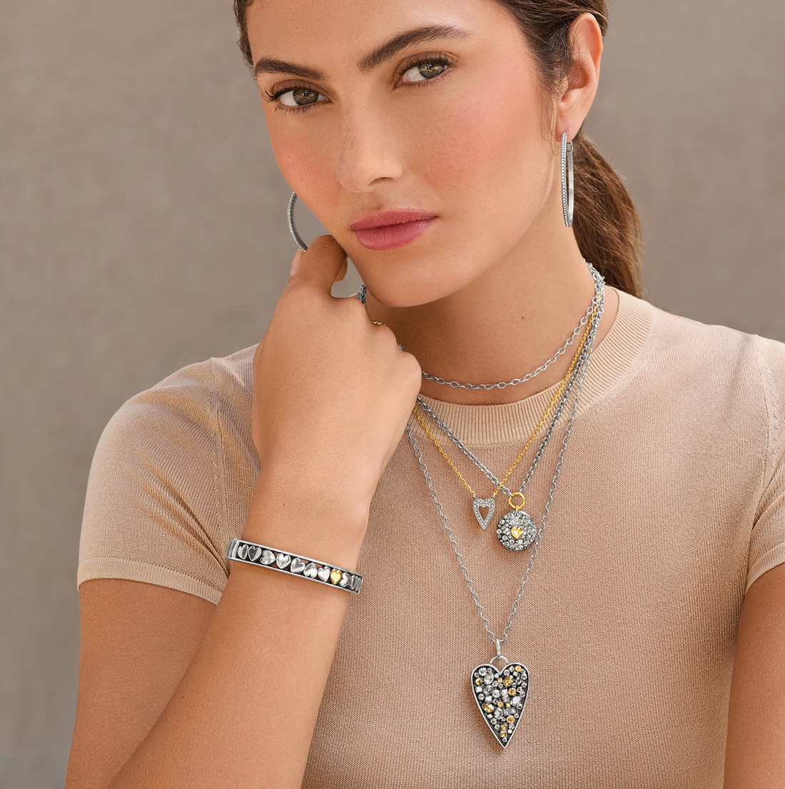 Brighton - Mystery of Love Heart Necklace