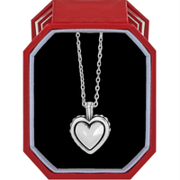 Brighton - Pretty Tough Bold Heart Petite Necklace Gift Box
