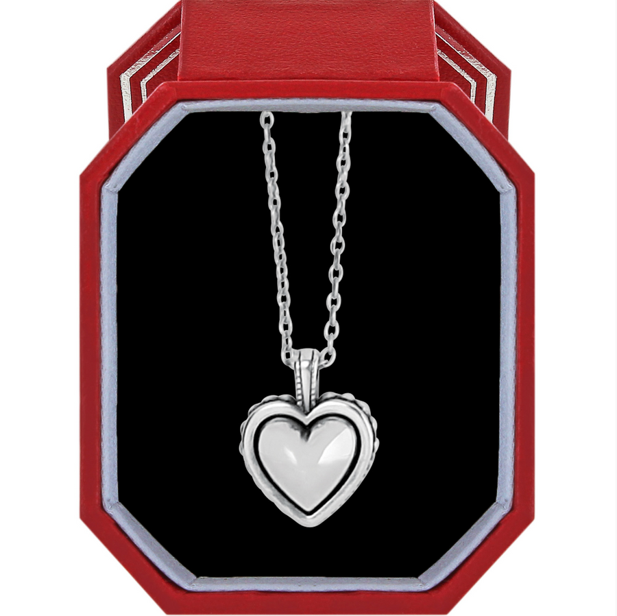 Brighton - Pretty Tough Bold Heart Petite Necklace Gift Box