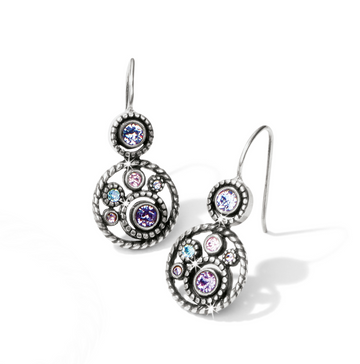 Halo French Wire Earrings