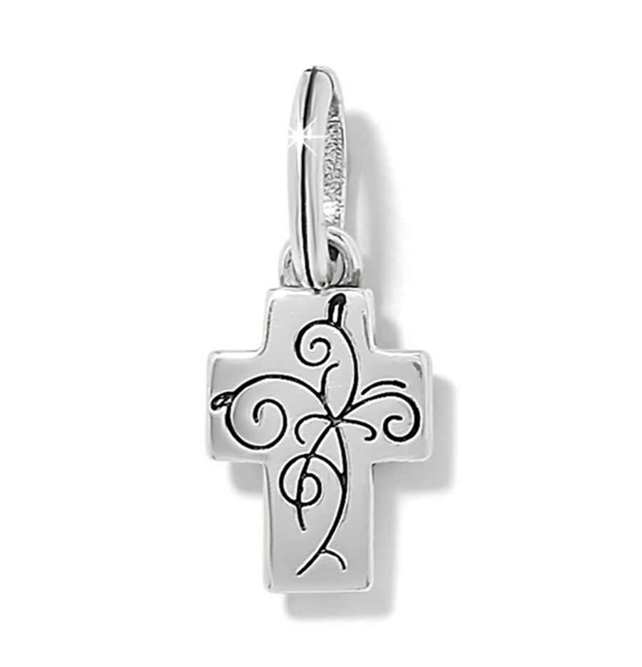 Brighton - Crystal Cross Charm