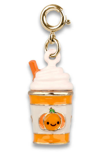 CHARM IT!  Gold Pumpkin Spice Latte Charm
