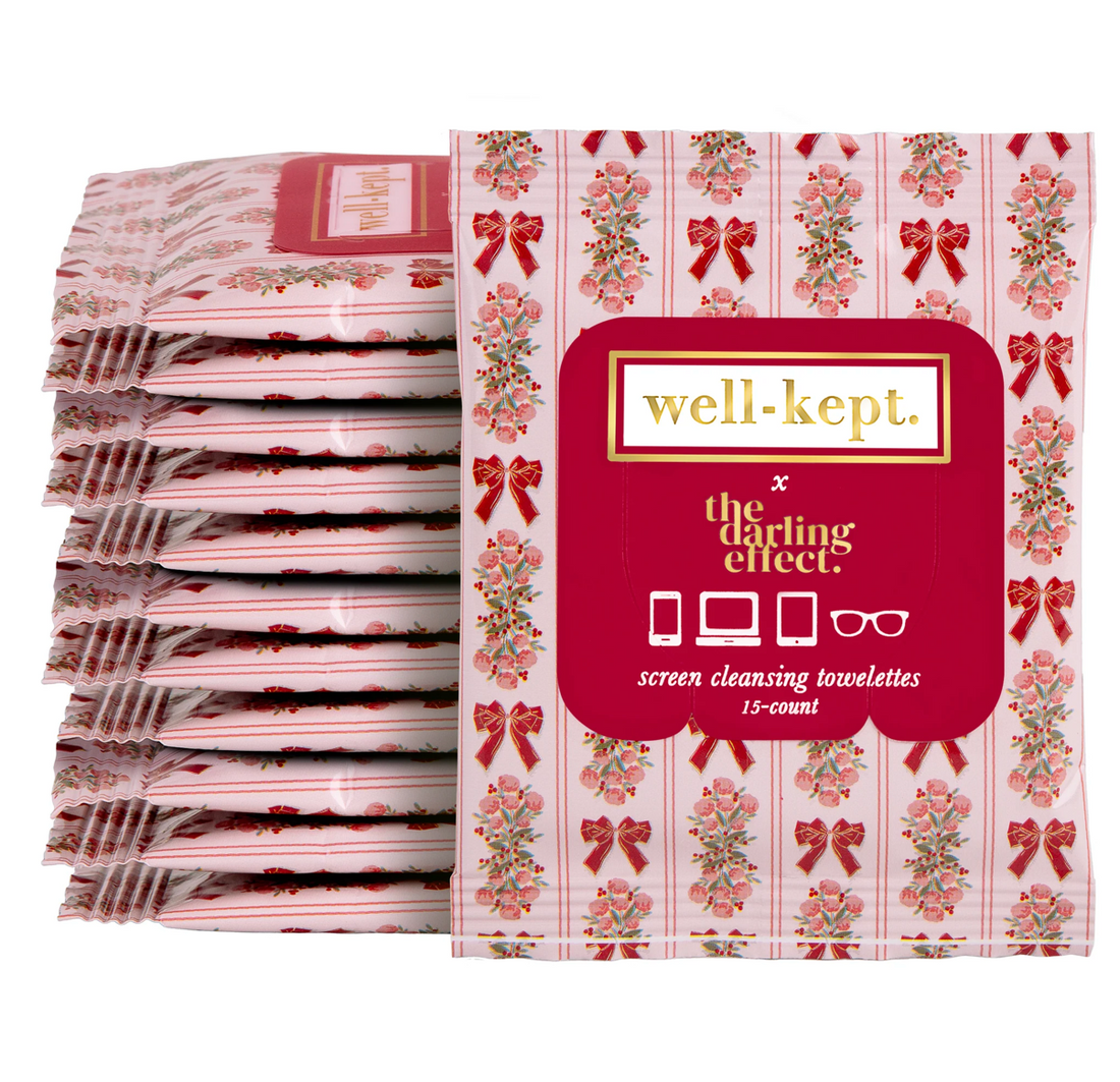 Well-Kept Screen Cleaning Towelettes - Holiday