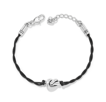 Brighton- Interlok Single Knot Leather Bracelet