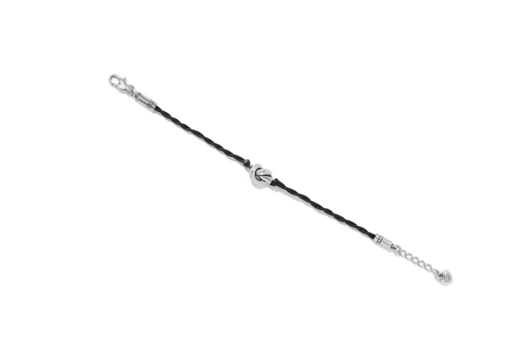 Brighton- Interlok Single Knot Leather Bracelet