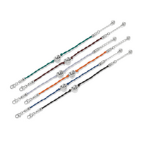 Brighton- Interlok Single Knot Leather Bracelet