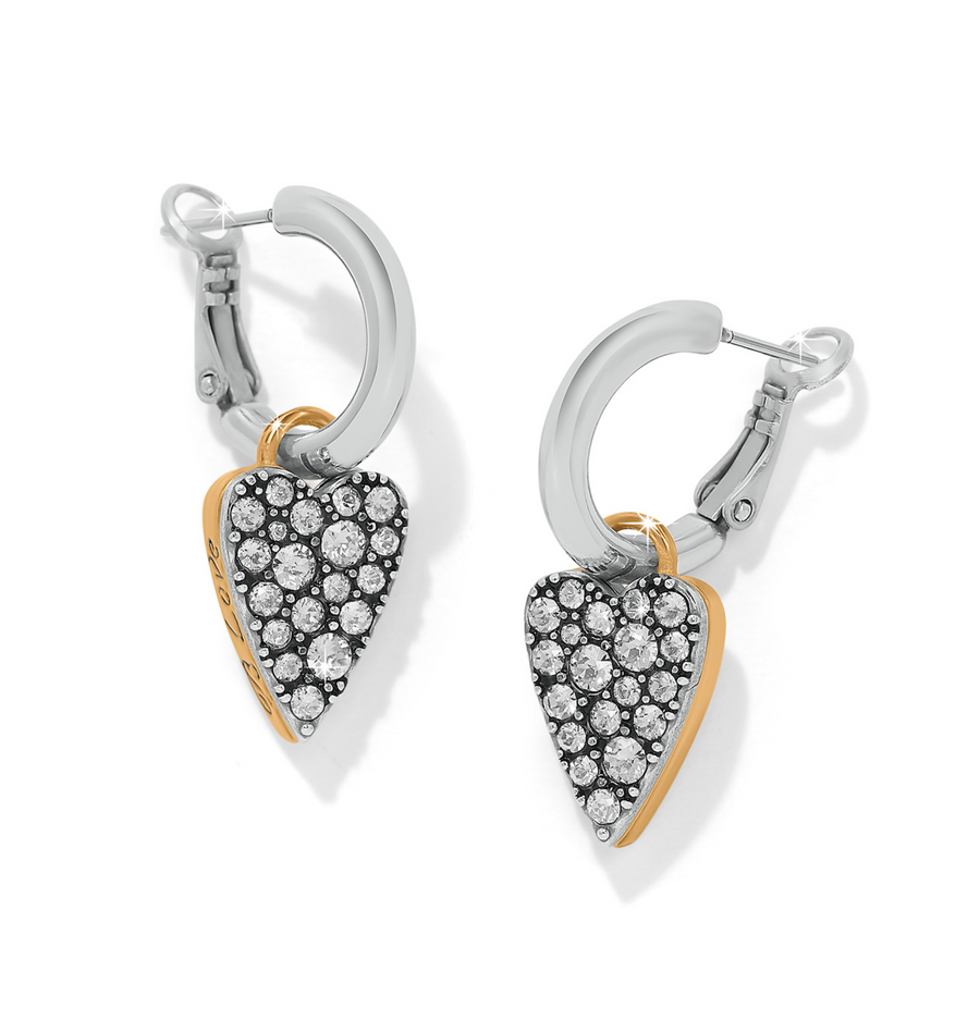 Love Messages Be Love Reversible Hoop Earrings