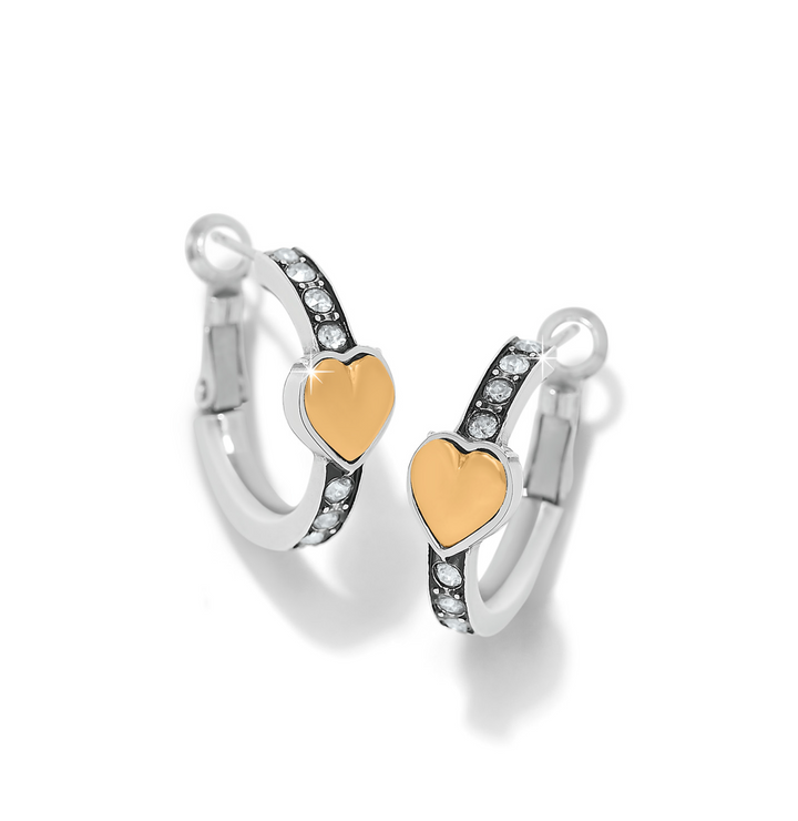 Brighton - Mystery Of Love Heart Hoop Earrings