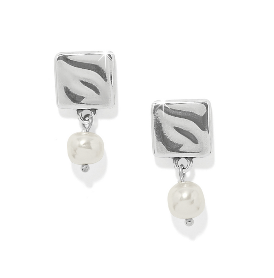 Brighton - Cascade Cuadra Pearl Post Drop Earrings