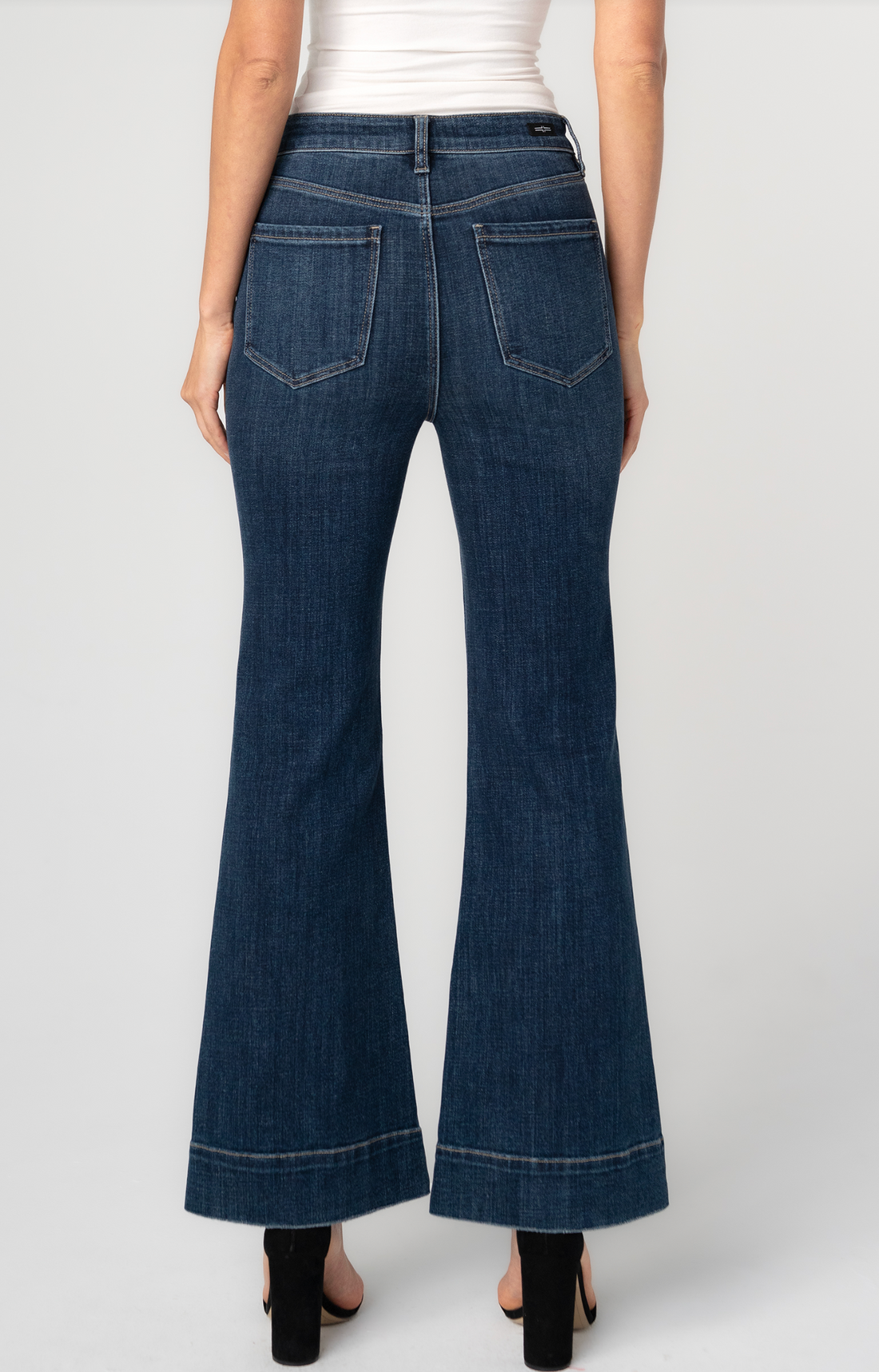 Liverpool - Hannah High Rise Flare with Patch Pockets