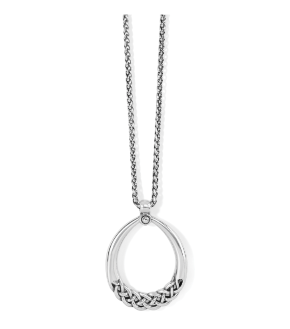 Brighton -Interlok Braid Drop Necklace