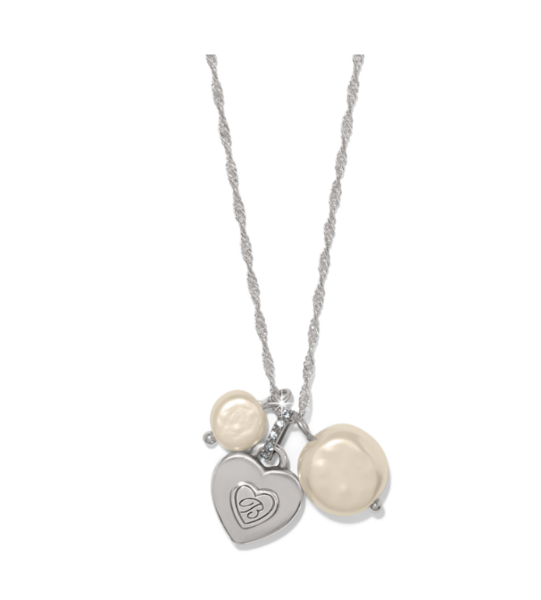 Brighton - One Heart Pearl Short Necklace