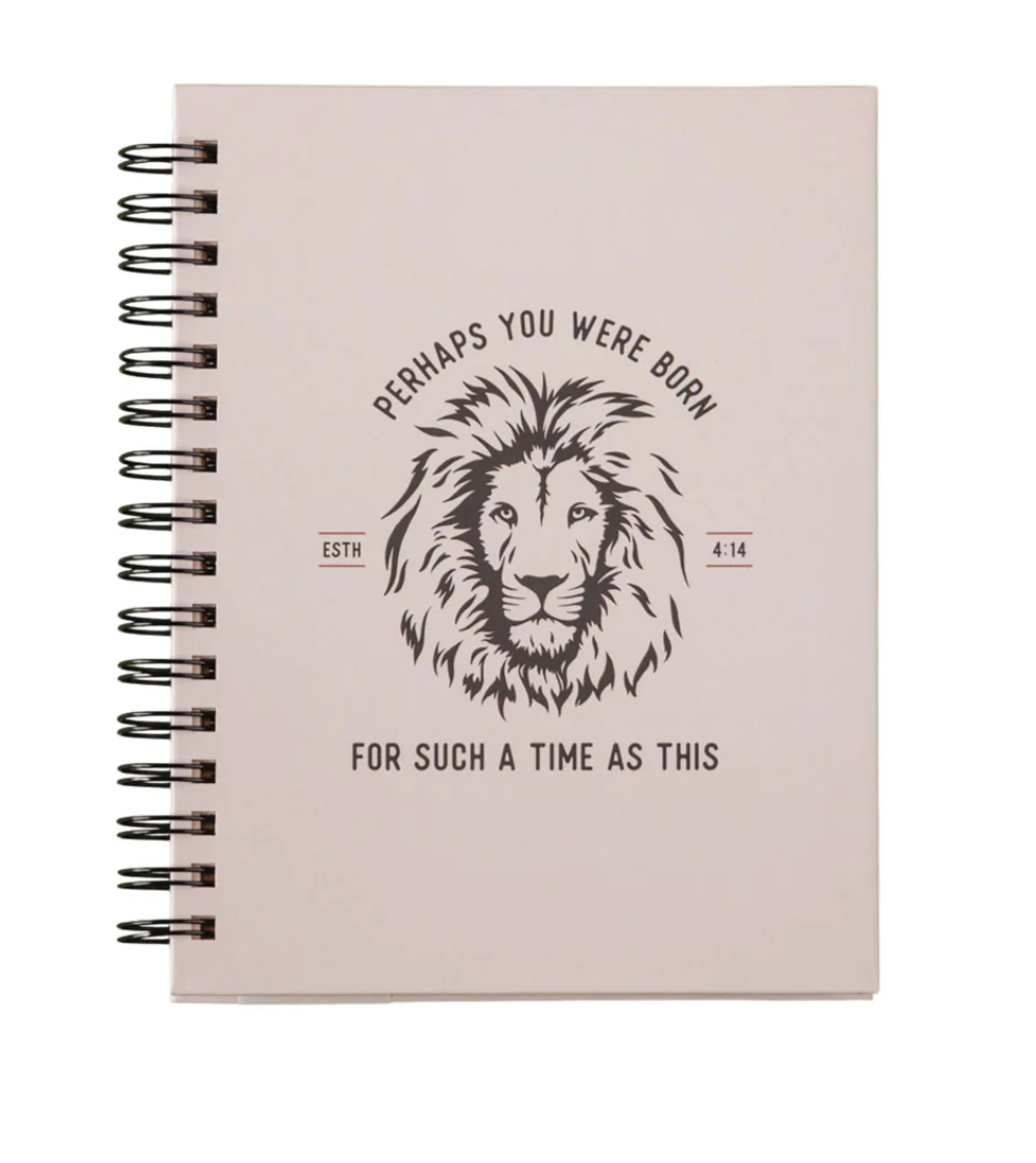 For Such a Time as This Esther Lion Hardcover Journal