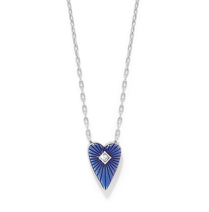 Brighton - Love Messages B You Blue Necklace