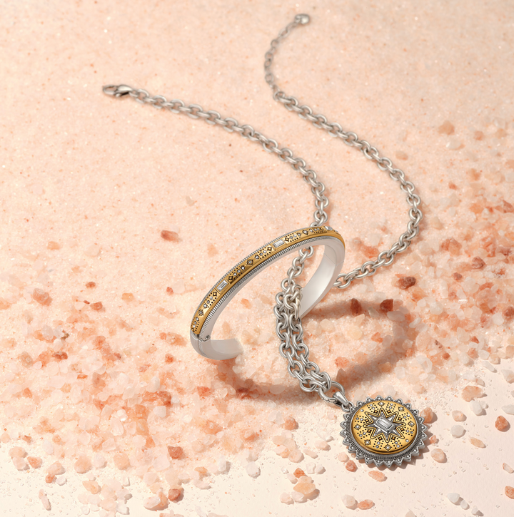 Brighton - Mosaic Nova Hinged Bangle